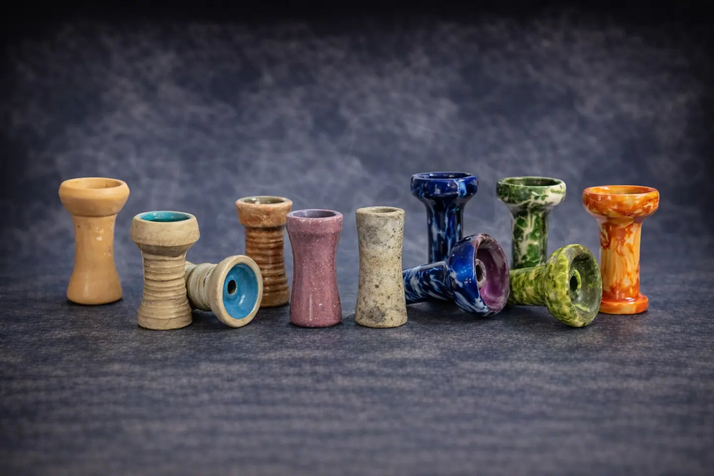 Premium chillums collection featuring glass and stone pipes in Canada