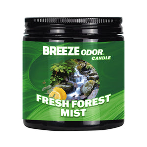 Breeze Odor Candle Fresh Forest Mist on a white background