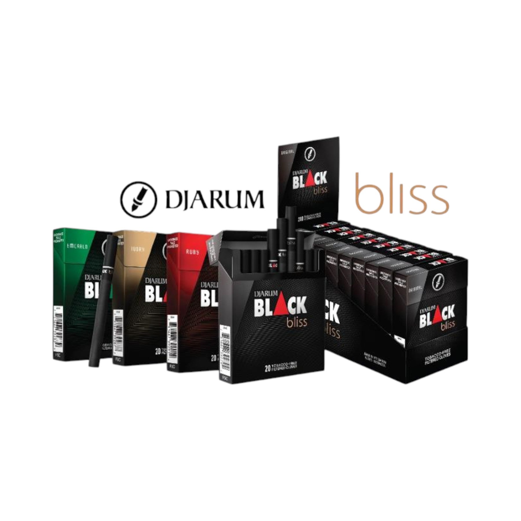 Djarum Black Bliss packaging on a white background