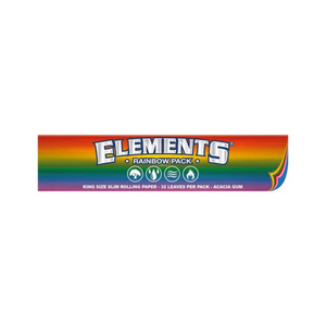 Elements rainbow pack rolling paper on a white background