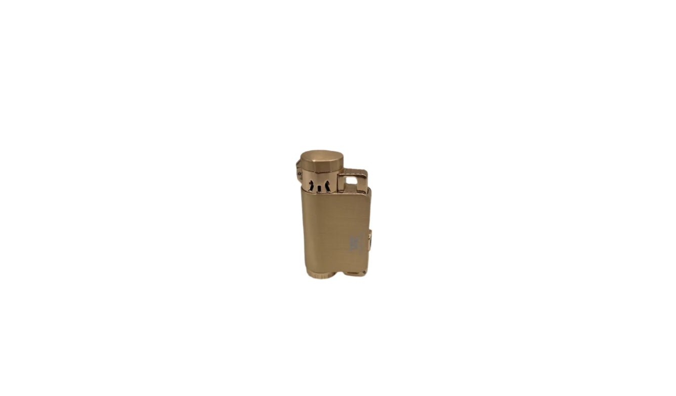 Bronze lighter on a white background