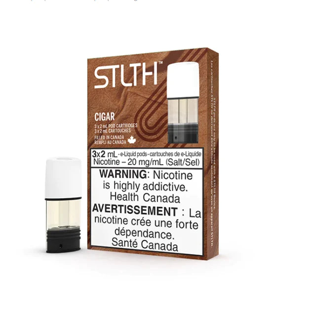 Close-up view of STLTH compatible pods