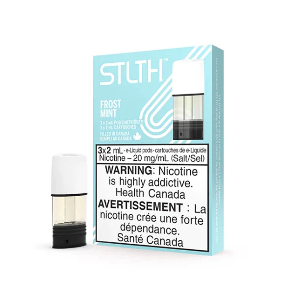 STLTH pods showing flavour options