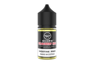 Vape juice bottle with 'Gcore' branding on a white background