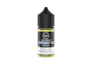 Vape juice bottle labeled 'Blueberry Ice' on a white background
