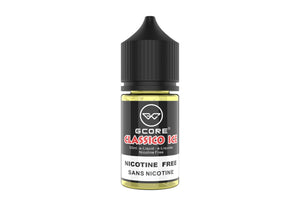 Vape juice bottle labeled 'Gcore Classic Ice' on a white background