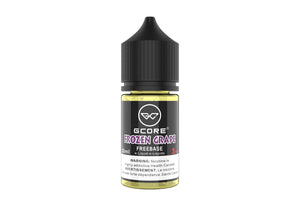 Gcore Frozen Grape e-liquid bottle on a white background