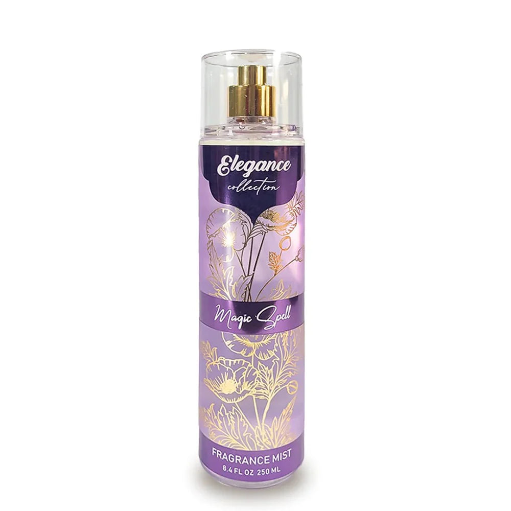 Elegance Collection Magic Spell fragrance mist bottle on a white background