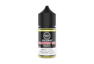 Gcore Strawberry Kiwi Freebase vape juice bottle on a white background