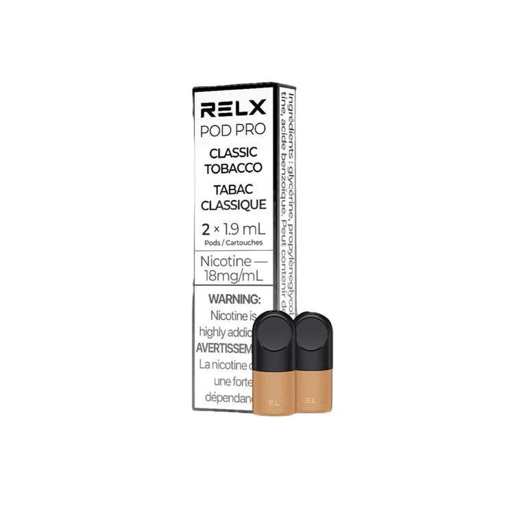 Relx Pod Pro 2 Classic Tobacco RELX Pods  Pods Prices & Pods to Go Options   Trendies