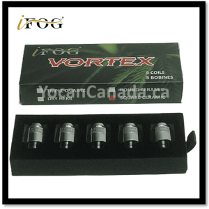 iFog Vortex Layered Square Ceramic Coil – Box of 5