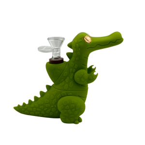 6"Standing Alligator Water Pipe