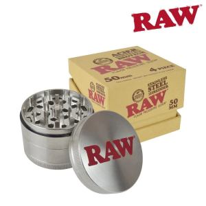 Raw Stainless Steel 60mm 4pc Grinder