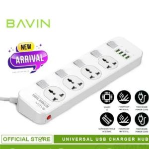 Bavin 4 USB & 3 Socket Extension