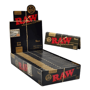 Raw Classic Black - 1¼ Size Rolling Papers